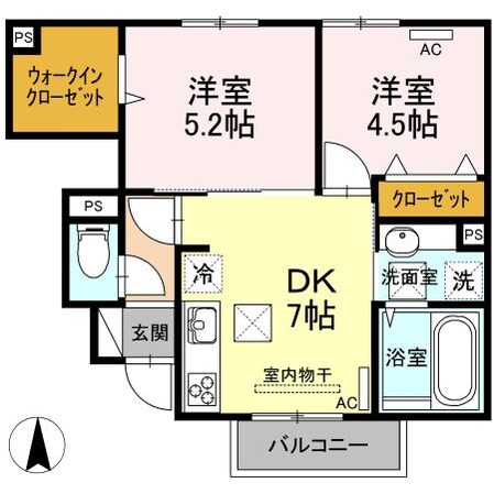 ボナールⅡの物件間取画像